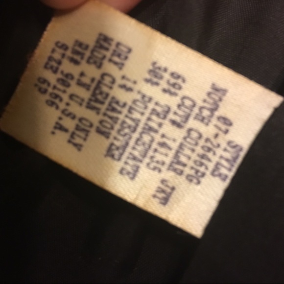 Vintage 90s Alex Garfield pin stripe career jacket - Picture 8 of 8